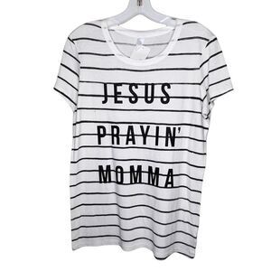 Ruby's Rubbish‎ "Jesus Prayin' Momma" T-Shirt nwt